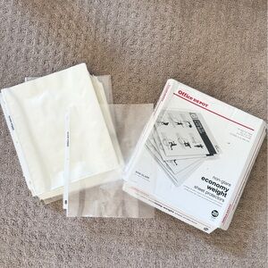 Office Depot Sheet Protectors 200qty